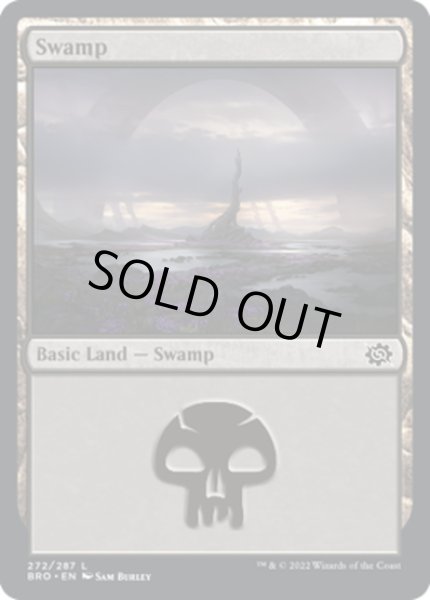 画像1: 【JPN】沼/Swamp[MTG_BRO_272L] (1)