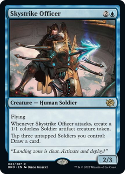 画像1: 【ENG】天空射の士官/Skystrike Officer[MTG_BRO_062R] (1)