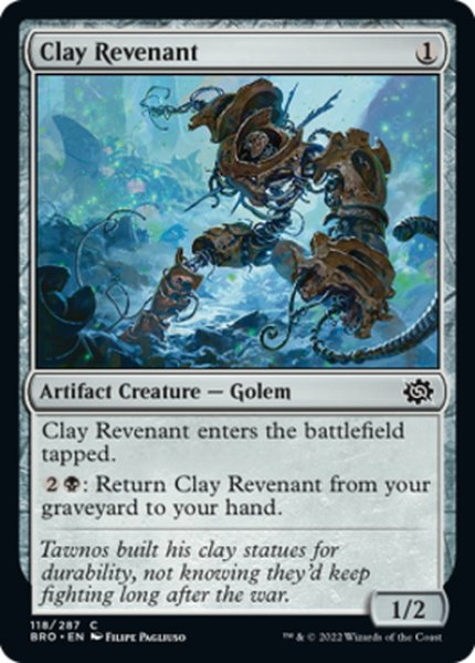 画像1: 【ENG】土の帰還者/Clay Revenant[MTG_BRO_118C] (1)