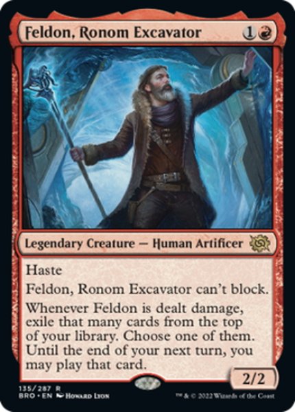 画像1: 【ENG】ロノムの発掘家、フェルドン/Feldon, Ronom Excavator[MTG_BRO_135R] (1)