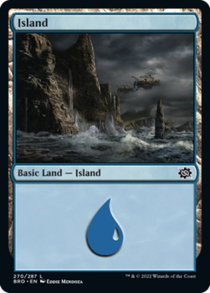 画像1: 【ENG】島/Island[MTG_BRO_270L] (1)