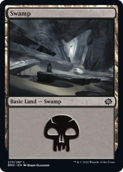 画像1: 【ENG】沼/Swamp[MTG_BRO_273L] (1)