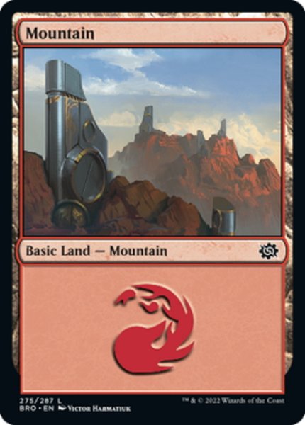 画像1: 【ENG】山/Mountain[MTG_BRO_275L] (1)