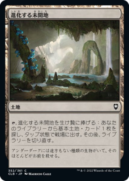 画像1: 【JPN】進化する未開地/Evolving Wilds[MTG_CLB_352C] (1)