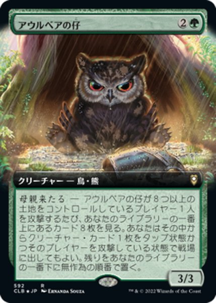 画像1: 【JPN】アウルベアの仔/Owlbear Cub[MTG_CLB_592R] (1)