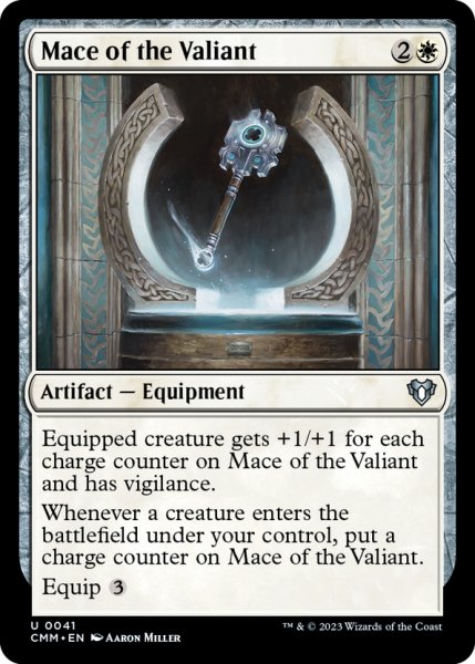 画像1: 【ENG】勇敢な者の鎚鉾/Mace of the Valiant[MTG_CMM_0041U] (1)