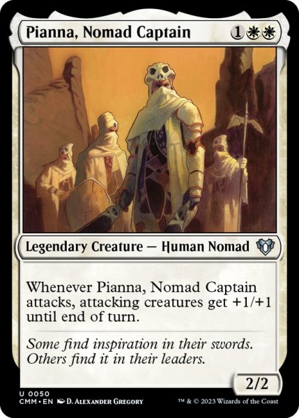 画像1: 【ENG】遊牧の民の長ピアナ/Pianna, Nomad Captain[MTG_CMM_0050U] (1)