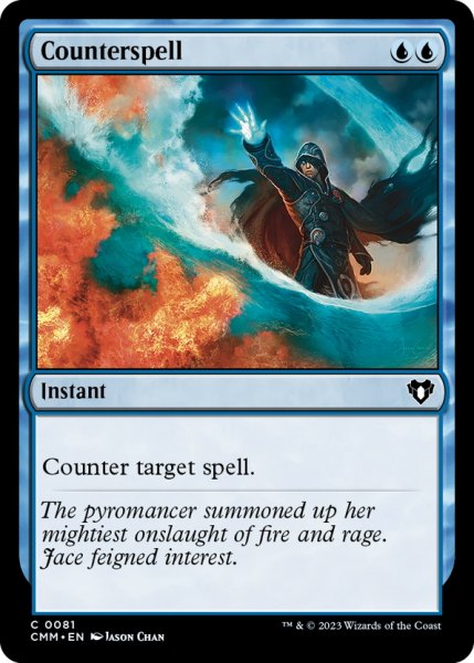 画像1: 【ENG】対抗呪文/Counterspell[MTG_CMM_0081C] (1)