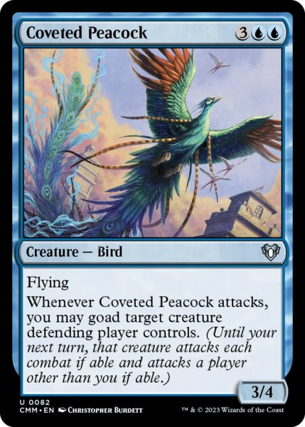 画像1: 【ENG】切望の孔雀/Coveted Peacock[MTG_CMM_0082U] (1)