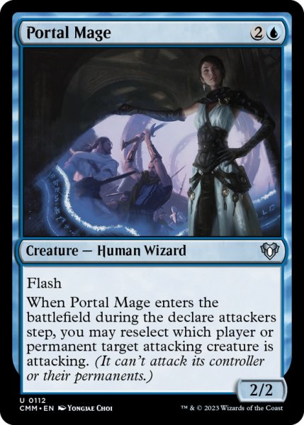 画像1: 【ENG】門の魔道士/Portal Mage[MTG_CMM_0112U] (1)