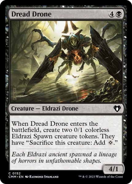 画像1: 【ENG】戦慄の徒食者/Dread Drone[MTG_CMM_0152C] (1)