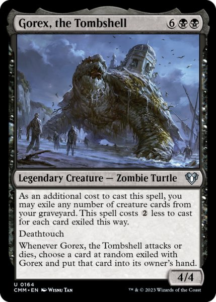 画像1: 【ENG】墓甲羅、ゴーレックス/Gorex, the Tombshell[MTG_CMM_0164U] (1)