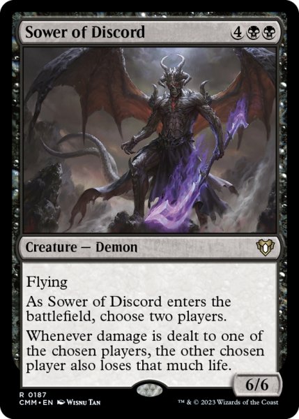 画像1: 【ENG】不和蒔き/Sower of Discord[MTG_CMM_0187R] (1)