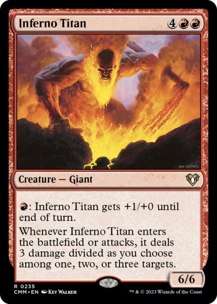 画像1: 【ENG】業火のタイタン/Inferno Titan[MTG_CMM_0235R] (1)