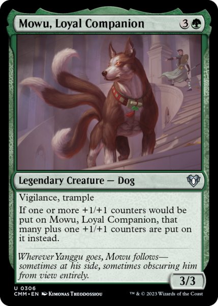 画像1: 【ENG】忠実な相棒、モーウー/Mowu, Loyal Companion[MTG_CMM_0306U] (1)