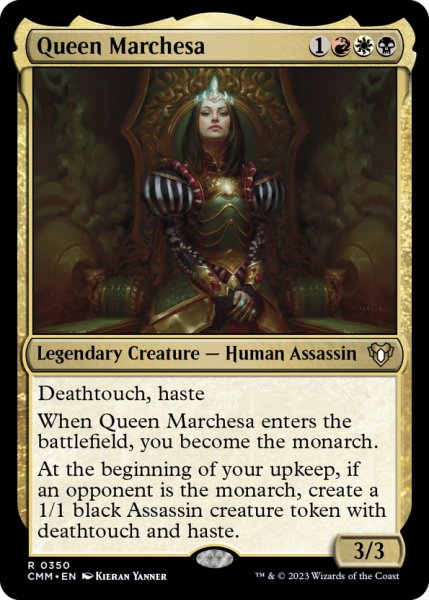 画像1: 【ENG】マルチェッサ女王/Queen Marchesa[MTG_CMM_0350R] (1)