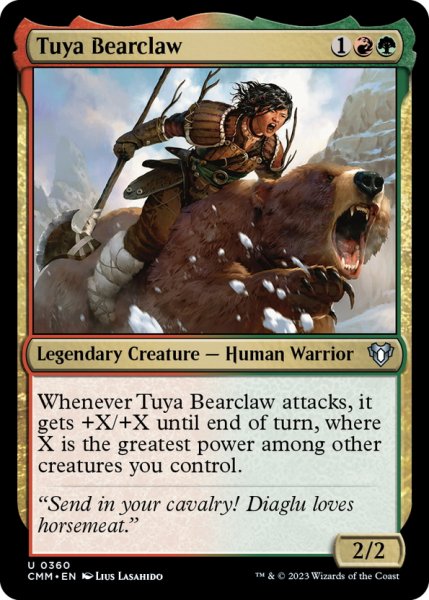 画像1: 【ENG】熊爪のトゥーヤ/Tuya Bearclaw[MTG_CMM_0360U] (1)