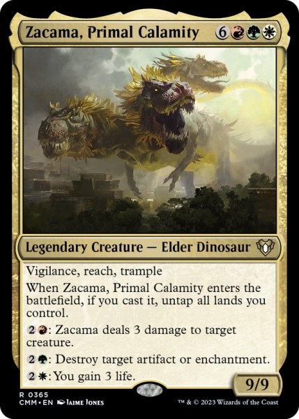 画像1: 【ENG】原初の災厄、ザカマ/Zacama, Primal Calamity[MTG_CMM_0365R] (1)