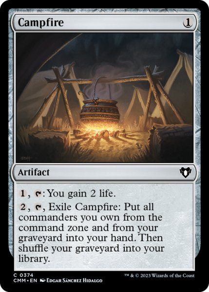 画像1: 【ENG】焚火/Campfire[MTG_CMM_0374C] (1)