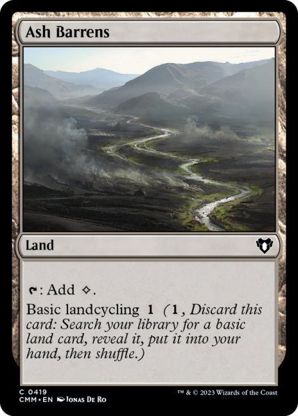 画像1: 【ENG】灰のやせ地/Ash Barrens[MTG_CMM_0419C] (1)