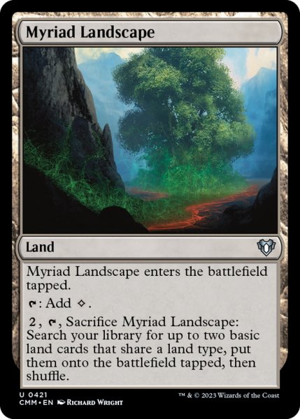 画像1: 【ENG】無限地帯/Myriad Landscape[MTG_CMM_0421U] (1)