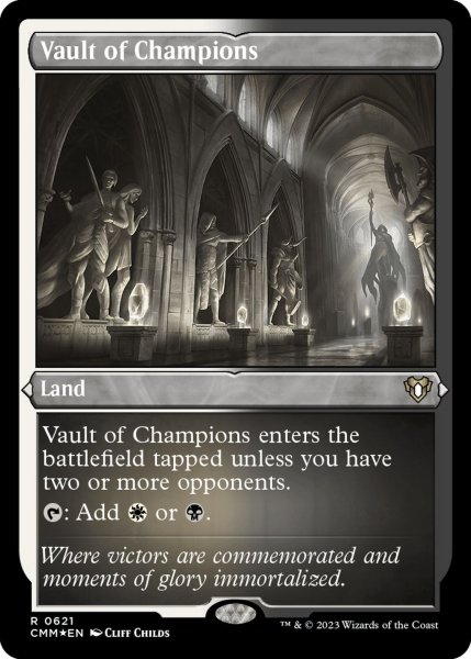 画像1: 【ENG】★Etching Foil★勝者の大霊堂/Vault of Champions[MTG_CMM_0621R] (1)