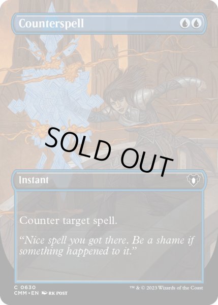 画像1: 【ENG】★Foil★対抗呪文/Counterspell[MTG_CMM_0630C] (1)