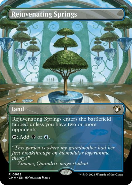 画像1: 【ENG】回復の温泉/Rejuvenating Springs[MTG_CMM_0662R] (1)