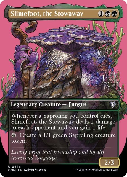 画像1: 【ENG】密航者、スライムフット/Slimefoot, the Stowaway[MTG_CMM_0686U] (1)