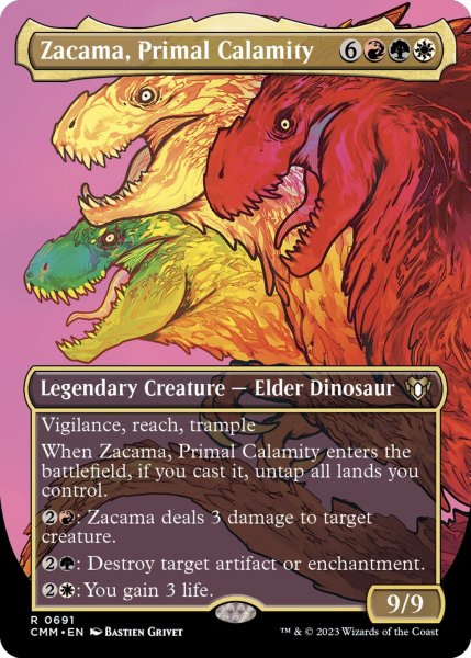 画像1: 【ENG】原初の災厄、ザカマ/Zacama, Primal Calamity[MTG_CMM_0691R] (1)