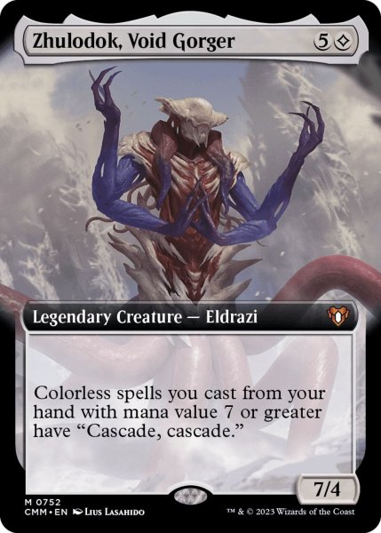 画像1: 【ENG】★Foil★虚空喰らい、ズロドック/Zhulodok, Void Gorger[MTG_CMM_0752M] (1)