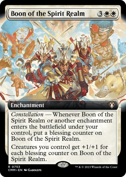 画像1: 【ENG】精霊界の加護/Boon of the Spirit Realm[MTG_CMM_0753R] (1)