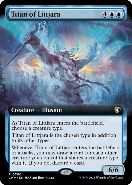 画像1: 【ENG】リトヤラのタイタン/Titan of Littjara[MTG_CMM_0760R] (1)