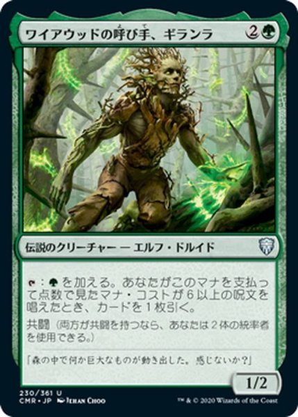 画像1: 【JPN】ワイアウッドの呼び手、ギランラ/Gilanra, Caller of Wirewood[MTG_CMR_230U] (1)