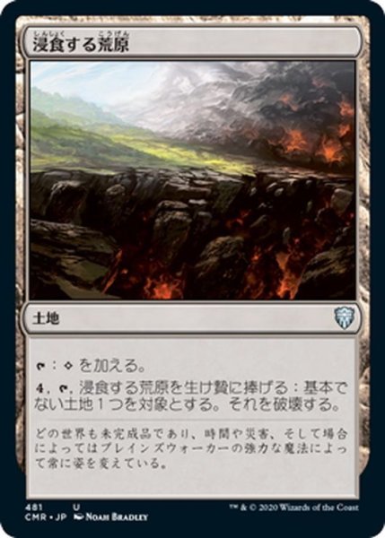 画像1: 【JPN】浸食する荒原/Encroaching Wastes[MTG_CMR_481U] (1)