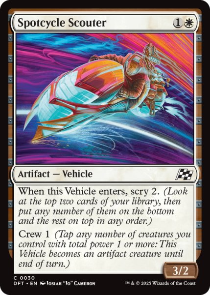 画像1: 【ENG】偵察二輪車/Spotcycle Scouter [MTG_DFT_0030_C] (1)