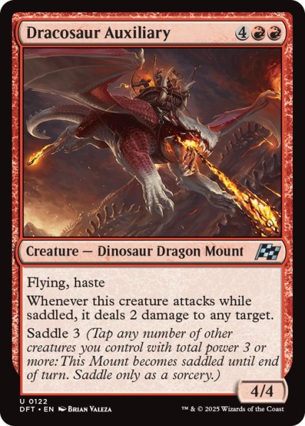 画像1: 【ENG】ドラコサウルスの援軍/Dracosaur Auxiliary [MTG_DFT_0122_U] (1)