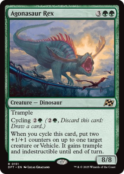 画像1: 【ENG】アゴナサウルス・レックス/Agonasaur Rex [MTG_DFT_0151_R] (1)