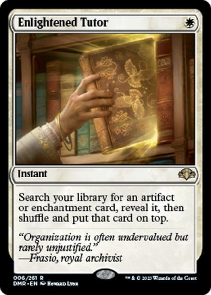 画像1: 【ENG】★Foil★悟りの教示者/Enlightened Tutor[MTG_DMR_006R] (1)