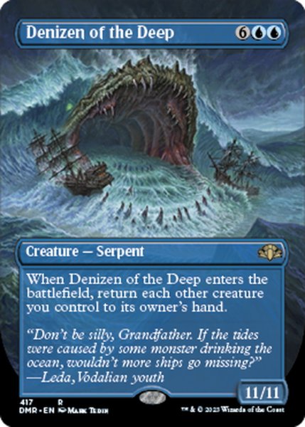 画像1: 【ENG】深海の生息者/Denizen of the Deep[MTG_DMR_417R] (1)