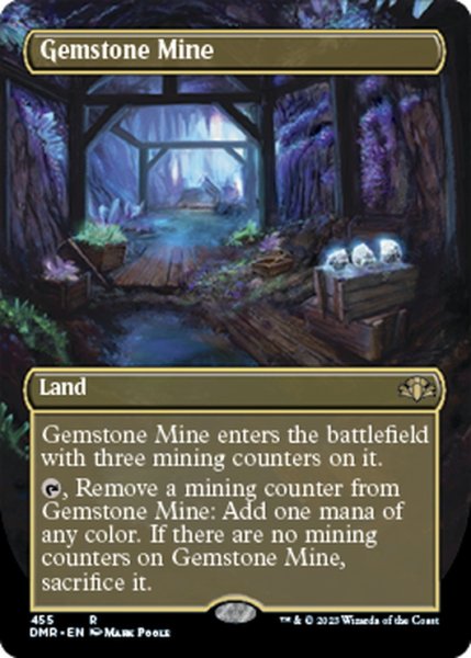 画像1: 【ENG】宝石鉱山/Gemstone Mine[MTG_DMR_455R] (1)