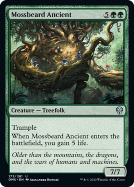 画像1: 【ENG】古き苔髭/Mossbeard Ancient[MTG_DMU_173U] (1)