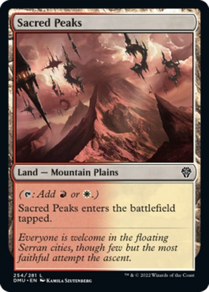 画像1: 【ENG】聖なる峰/Sacred Peaks[MTG_DMU_254C] (1)