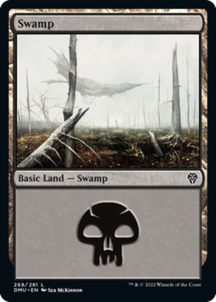 画像1: 【ENG】沼/Swamp[MTG_DMU_268L] (1)