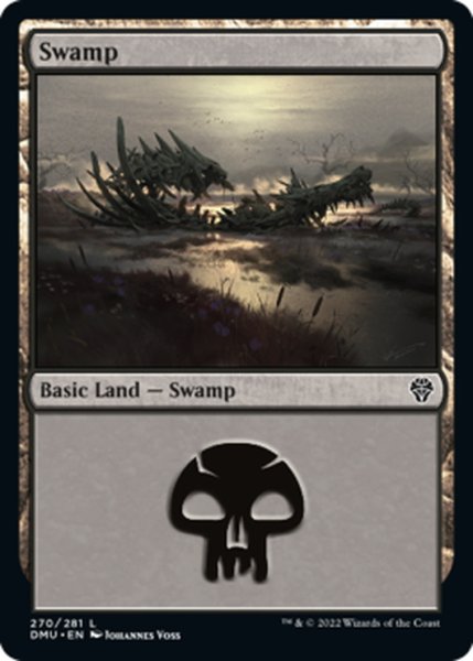 画像1: 【ENG】沼/Swamp[MTG_DMU_270L] (1)