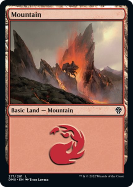 画像1: 【ENG】山/Mountain[MTG_DMU_271L] (1)