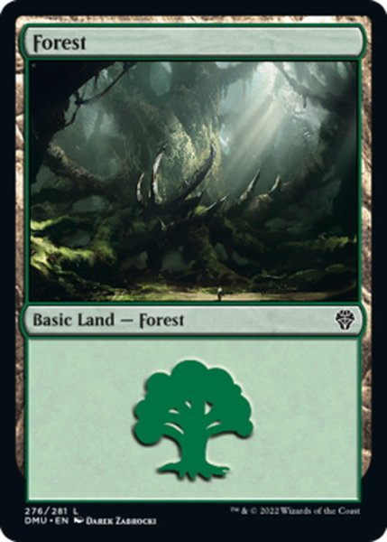 画像1: 【ENG】森/Forest[MTG_DMU_276L] (1)