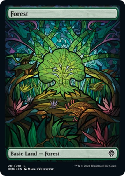 画像1: 【ENG】森/Forest[MTG_DMU_281L] (1)