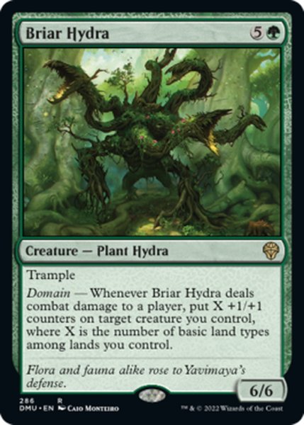 画像1: 【ENG】茨のハイドラ/Briar Hydra[MTG_DMU_286R] (1)