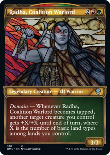 画像1: 【ENG】連合の大将軍、ラーダ/Radha, Coalition Warlord[MTG_DMU_310U] (1)